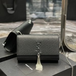 Saint Laurent Kata Medium Chain Bag With Tassel 24cm