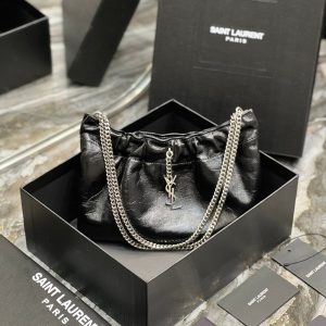 Saint Laurent Paris Mini Bag With Silver Hardware 24cm