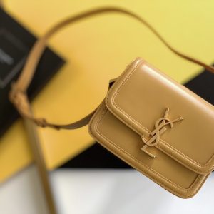 Saint Laurent Solferino Small Satchel With Gold Hardware 19cm