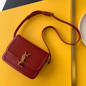 Saint Laurent Solferino Small Satchel With Gold Hardware 19cm