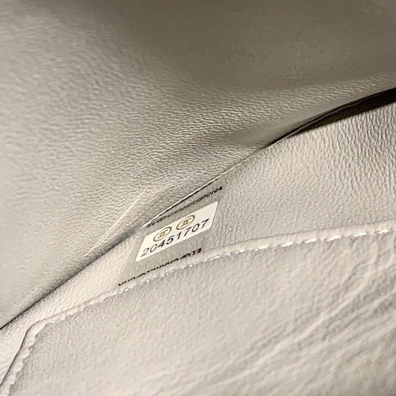 Chanel Trendy CC Maxi Top Handle Bag 25cm Lambskin Leather Fall/Winter Act 1 Collection Grey - Image 13