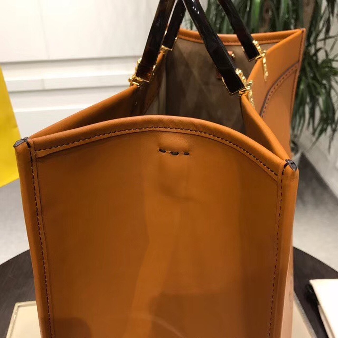 Fendi Sunshine Shopper Tote Bag 40cm Calfskin Leather Spring/Summer Collection, Brown - Image 21