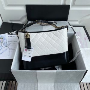 Chanel Gabrielle Hobo Bag Color 28 cm Black & White