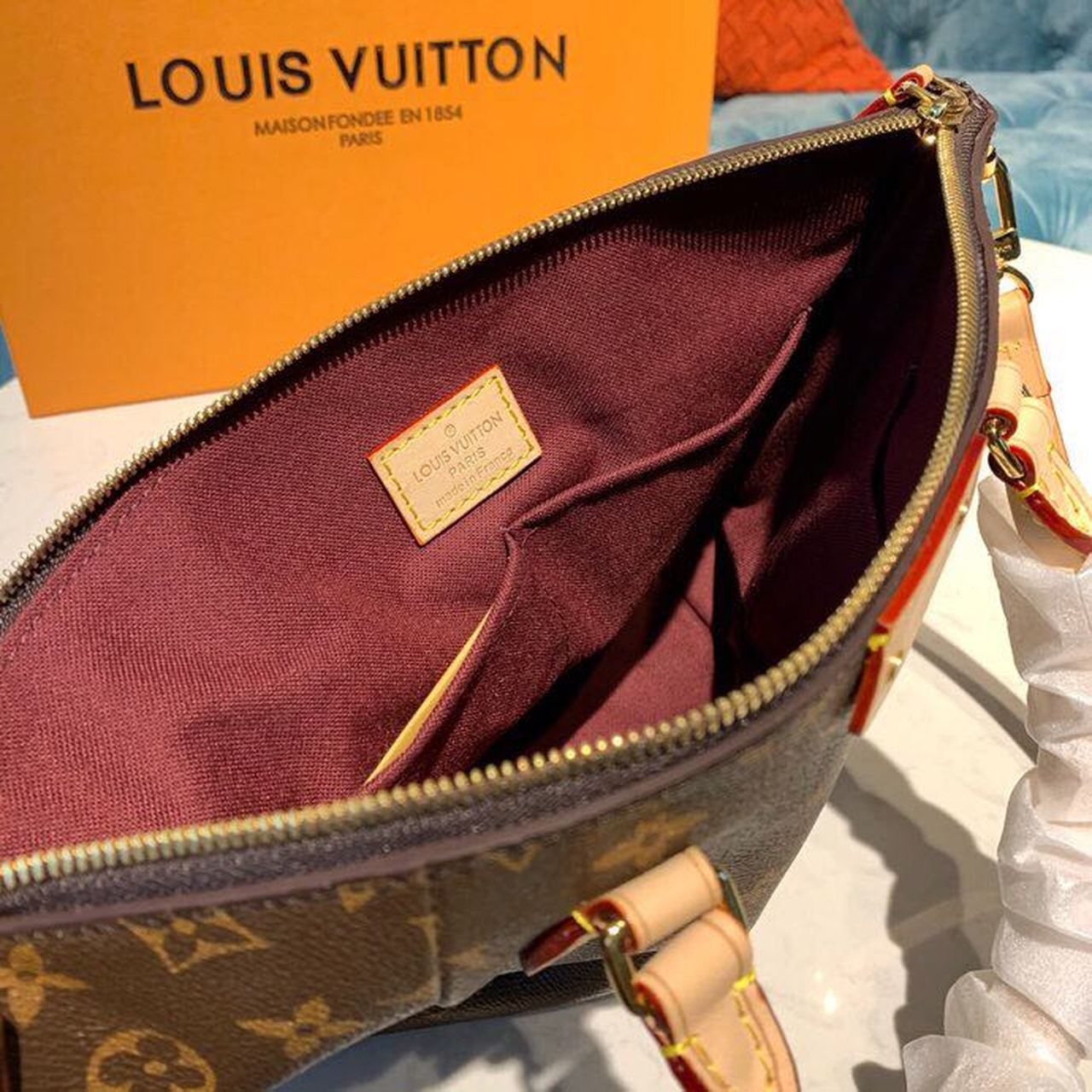 Louis Vuitton Turenne Bag 30cm Monogram Canvas Spring/Summer Collection M48813, Brown - Image 8