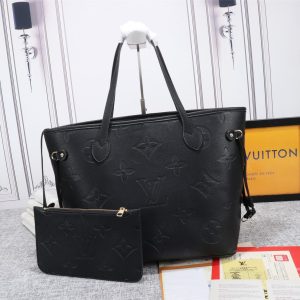 Louis vuittonNeverfull Monogram Empreinte 32cm/ Black