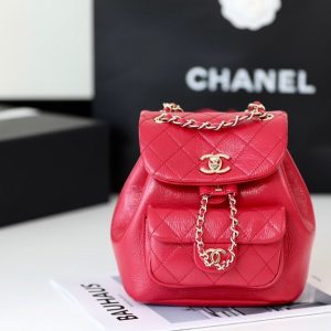 Chanel Backpack 18cm Red