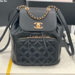 Chanel Backpack Black 25cm