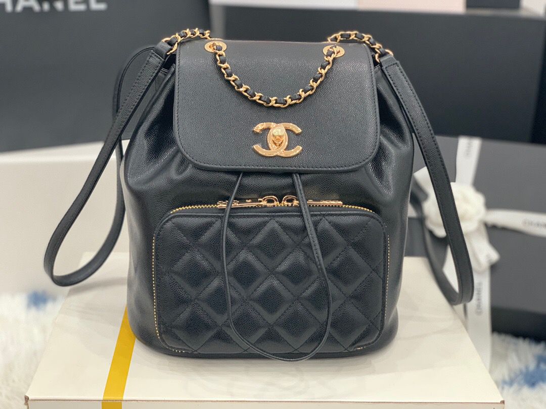 Chanel Backpack Black 25cm