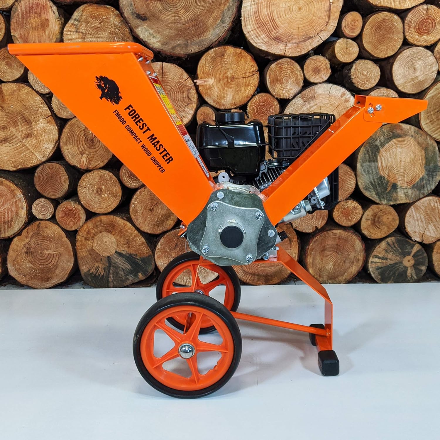 Forest Master FM6DD 6HP Gas Self-Feeding Wood Chipper, 2" Max Diameter, 3600 RPM - Image 2